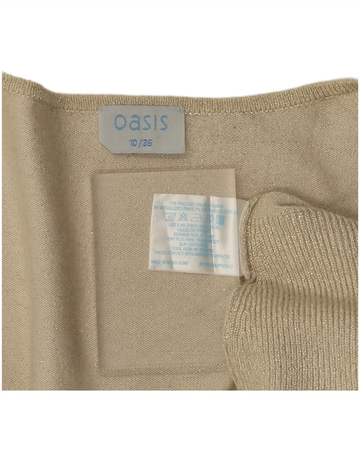 Offener Cardigan für Damen von Oasis, Gr. 10, Größe S, Beige, Viskose