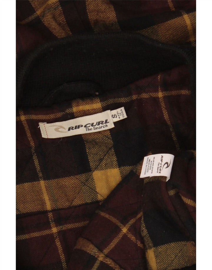 RIP CURL Damen-Windbreakerjacke mit Kapuze, UK 10, Größe S, schwarze Wolle