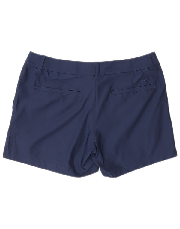 Nike Damen Dri Fit Golf Chino Shorts UK 12 Medium W30 Marineblau Sport
