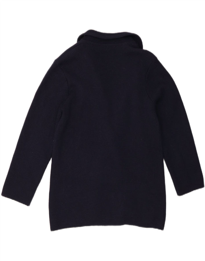 VINTAGE Womens Double Breasted Cardigan Sweater IT 52 2XL Navy Blue