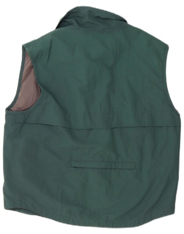 Marlboro Classics Herren Utility Gilet UK 40 Large Grün Polyester