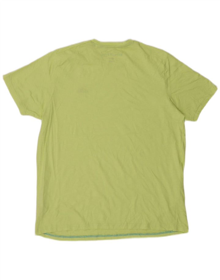 Weird Fish Herren T-Shirt Top XL Grün Baumwolle