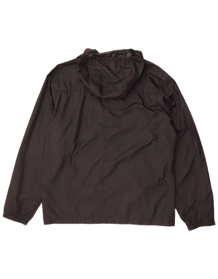 Columbia Herren-Regenjacke mit Kapuze, UK 38, mittelschwarz, Polyester