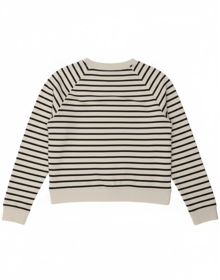 Levi's Damen-Sweatshirt mit Grafik, UK 14, mittelweiß gestreift, nautisch
