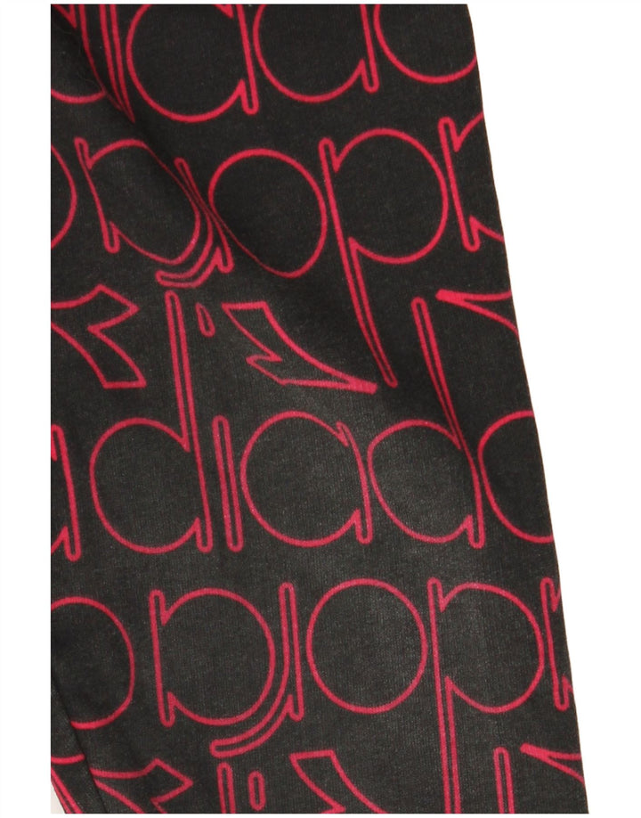 DIADORA Herren-Kapuzenpullover mit Grafik, mittelschwarz, Baumwolle