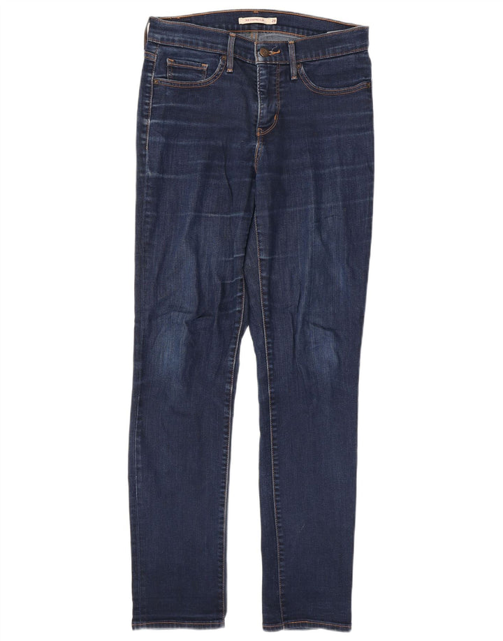 Levi's Damen 312 Shaping Slim Jeans W28 L32 Marineblau Baumwolle