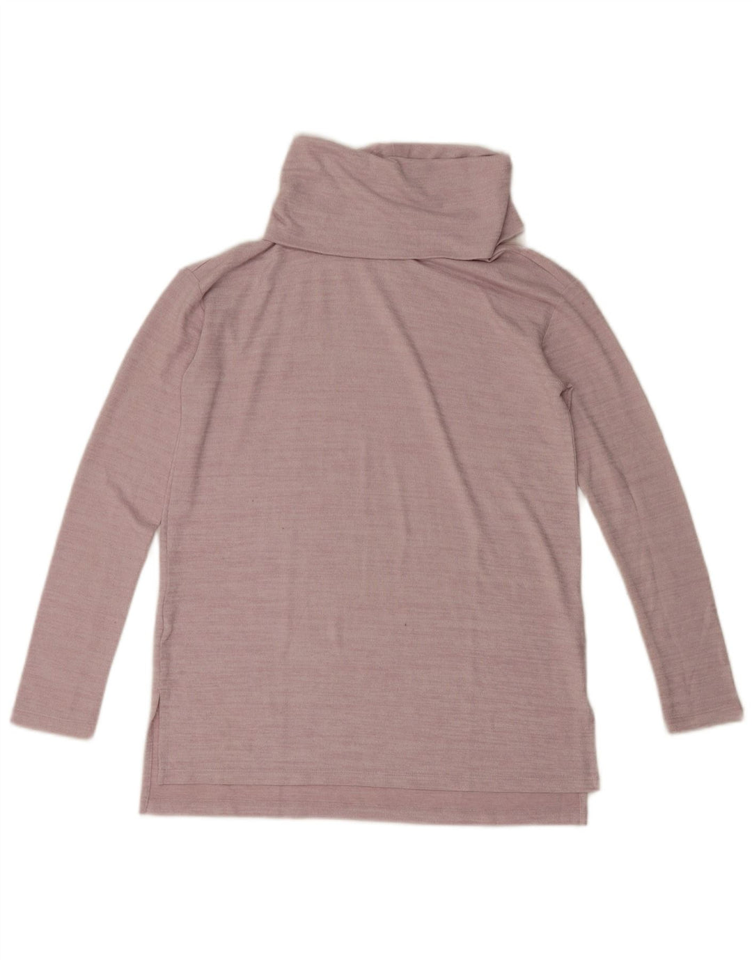 Gap Damen-Oberteil in Übergröße, langärmlig, Gr. 10, Größe S, rosa, gesprenkeltes Polyester