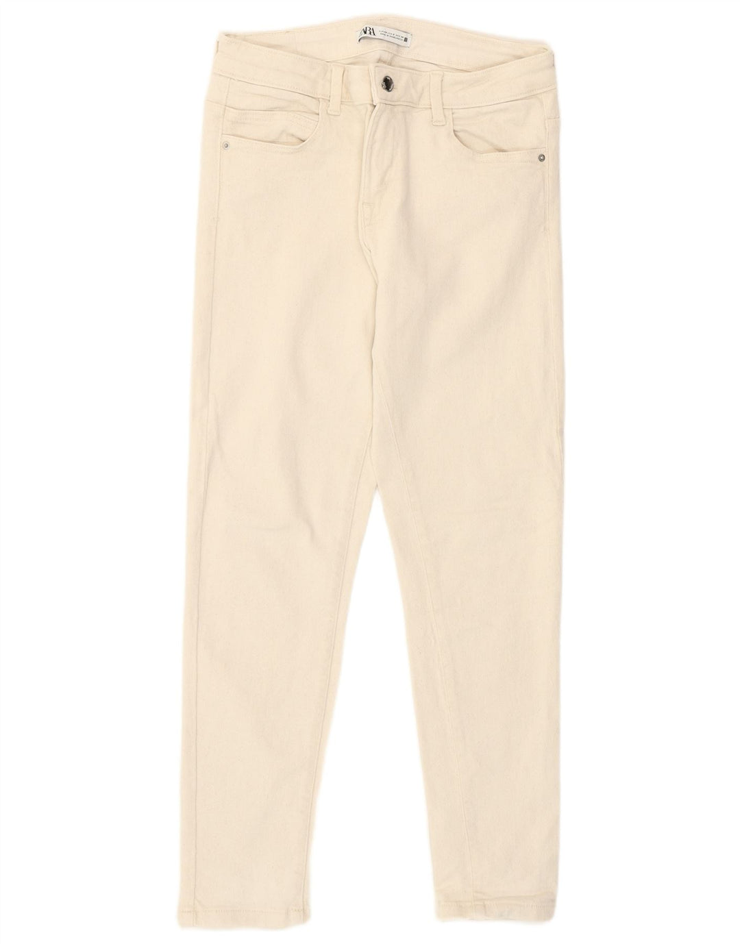 Zara Damen Skinny Jeans EU 40 Medium W30 L27 Beige