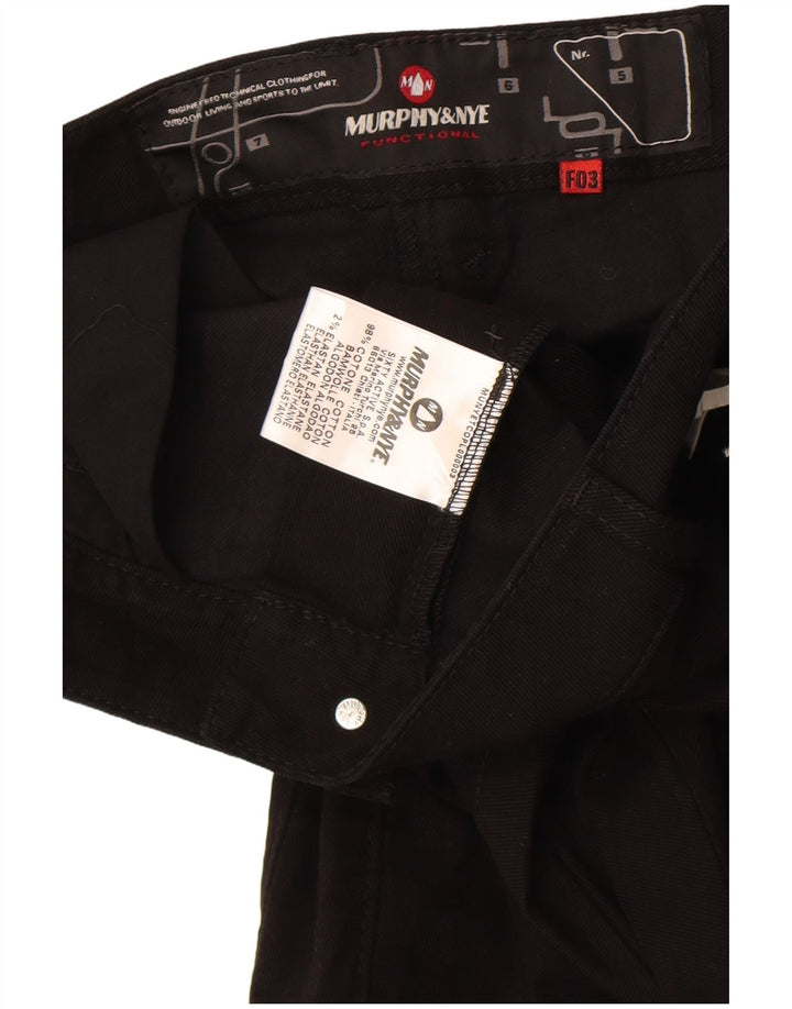 Murphy & Nye Damen Slim Freizeithose W33 L33 Schwarz Baumwolle