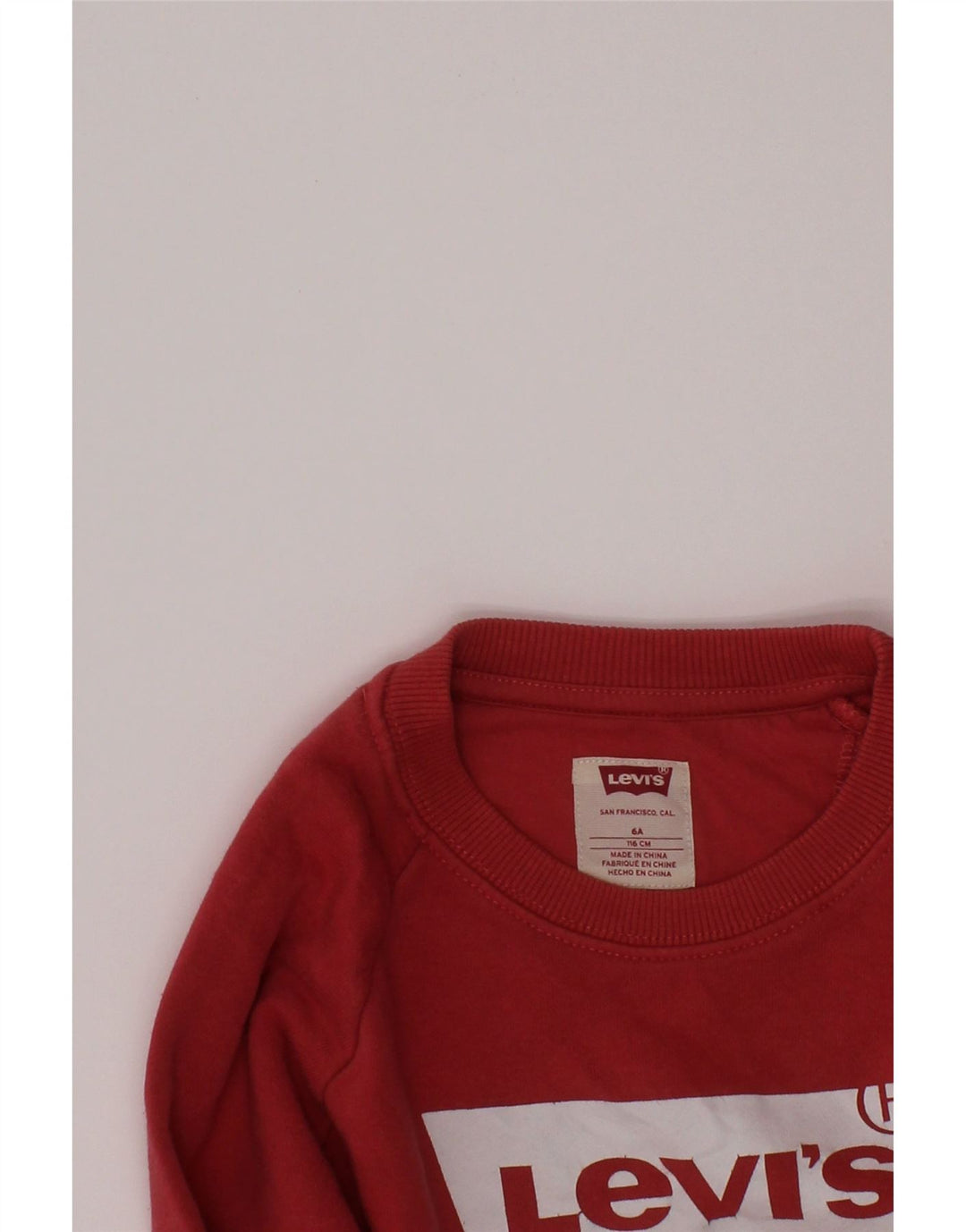 LEVI'S Sweatshirt-Pullover mit Grafik für Mädchen, 5–6 Jahre, Rosa