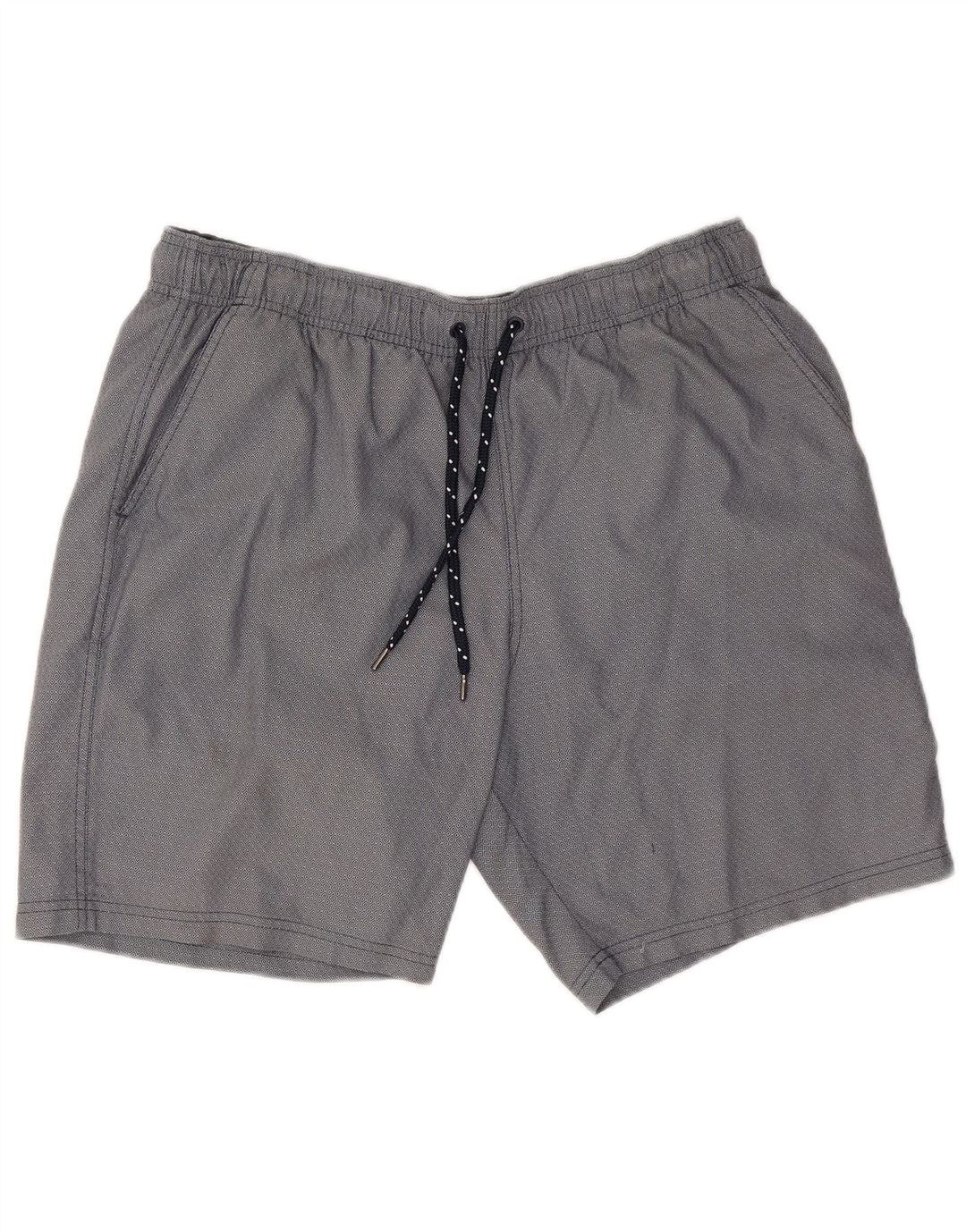 Marks & Spencer Herren-Sportshorts, groß, marineblau, geometrische Baumwolle