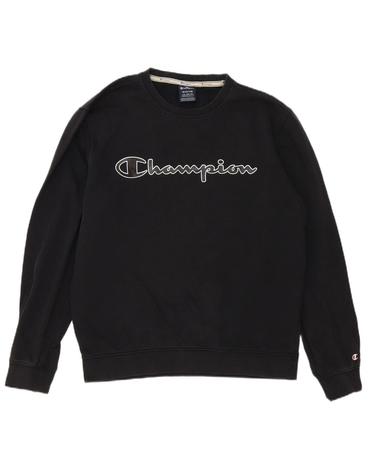 Champion Herren-Sweatshirt mit Grafik, mittelschwarze Baumwolle