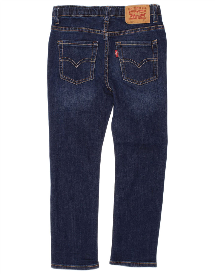 LEVI'S Jungen 510 Skinny Jeans 5–6 Jahre W24 L20 Marineblaue Baumwolle
