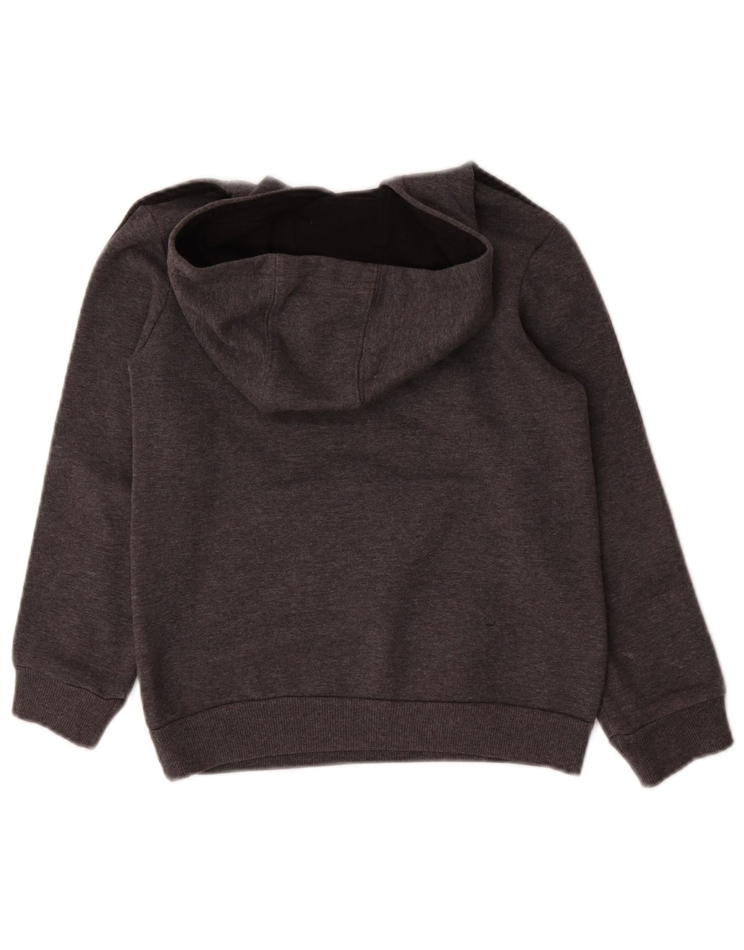 ADIDAS Kapuzenpullover mit Grafik für Jungen, 7–8 Jahre, graues Polyester