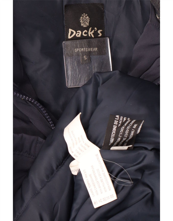 Dack's gepolsterte Militärjacke für Herren, UK 36, Größe S, marineblaues Nylon