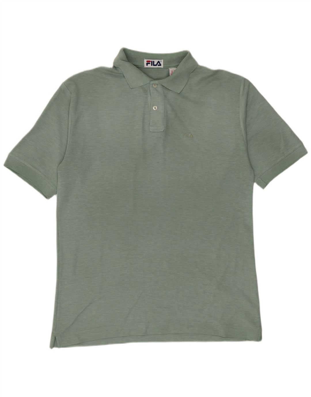 Fila Herren-Poloshirt aus mittelgrüner Baumwolle