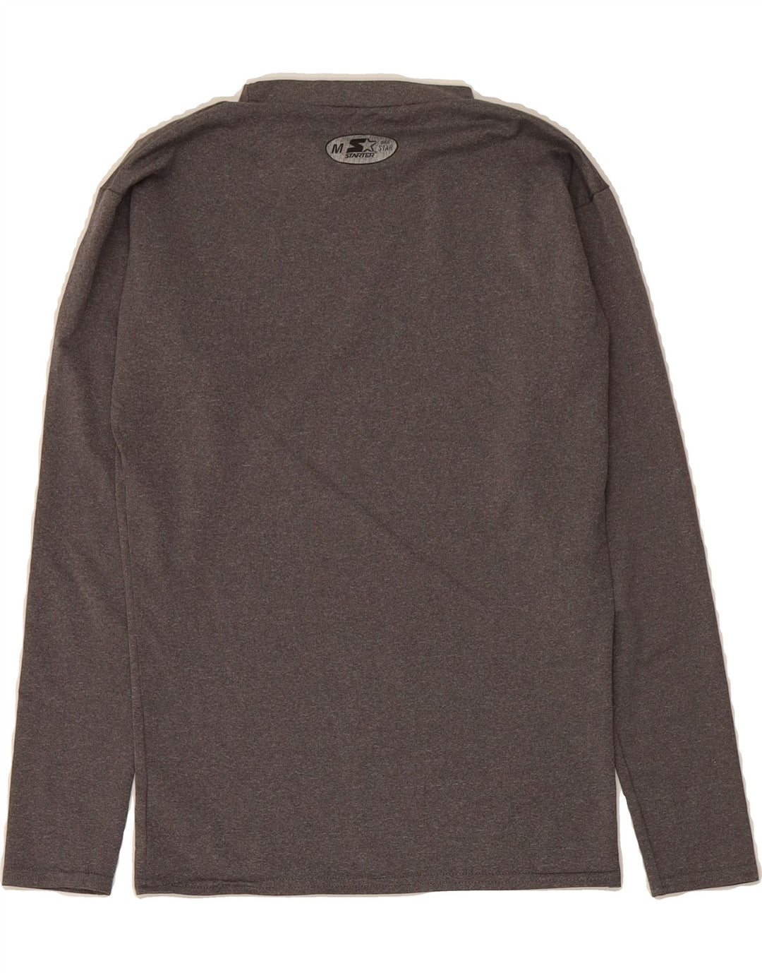 STARTER Womens Top Long Sleeve UK 12 Medium Grey Polyester Vintage Starter and Second-Hand Starter from Messina Hembry 