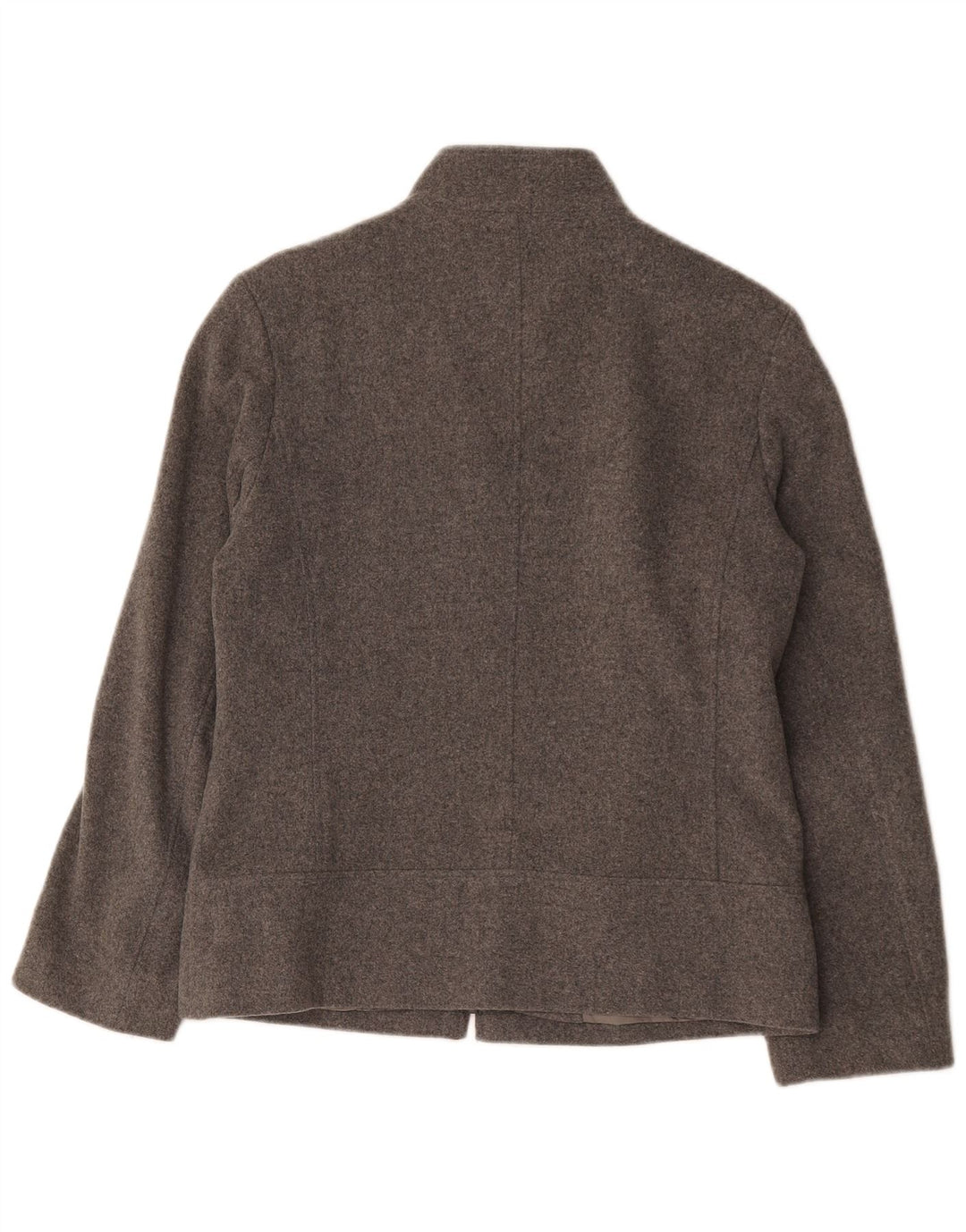 Marks & Spencer Damen Übergroße Bomberjacke UK 10 Small Graue Wolle