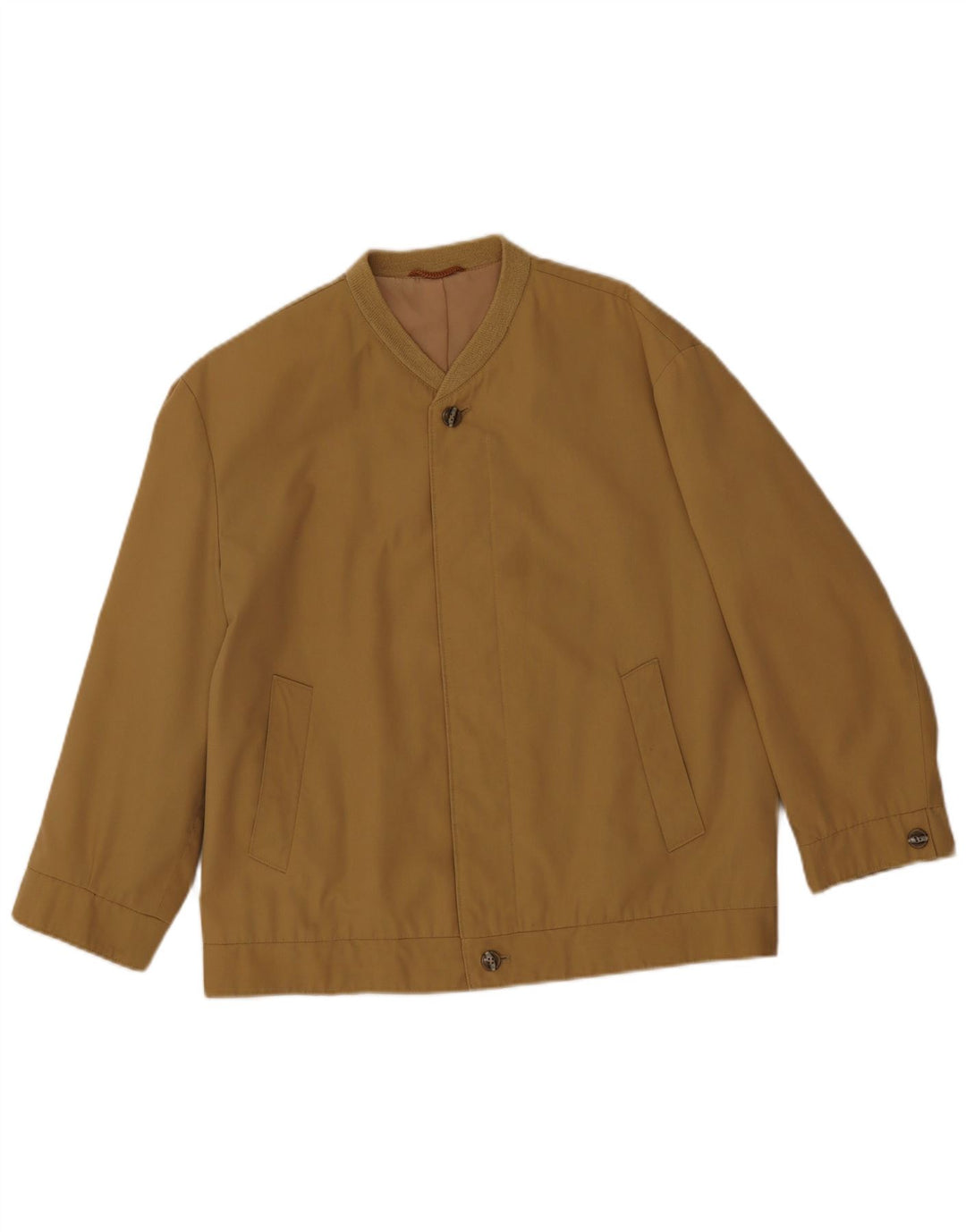 Trevira Herren Bomberjacke UK 36 Small Braun Polyester