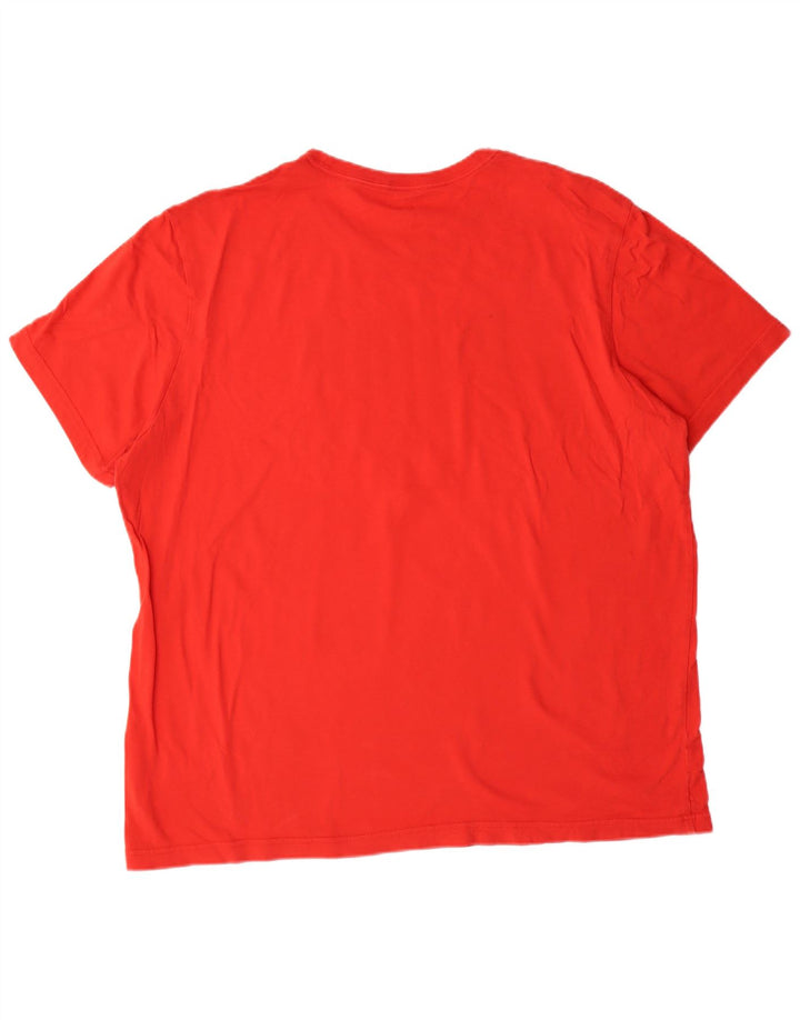 PUMA Herren Grafik T-Shirt Top 2XL Rot Baumwolle