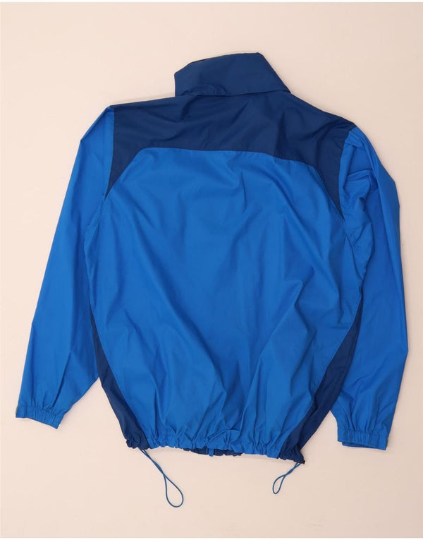 COLUMBIA Herren-Regenjacke UK 40 Large Blaues Colourblock-Nylon