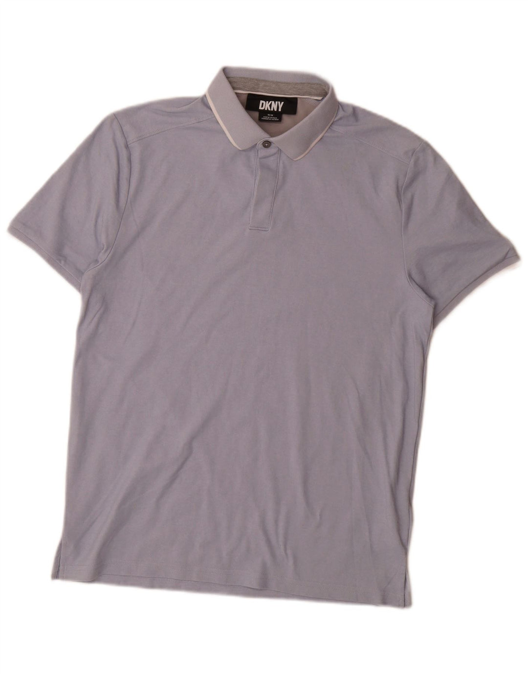 Dkny Herren-Poloshirt aus mittelblauer Baumwolle
