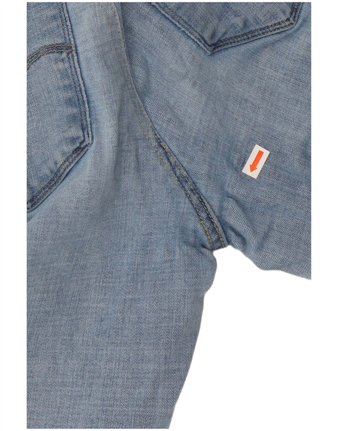 LEVI'S Damen Straight Jeans W29 L32 Blaue Baumwolle