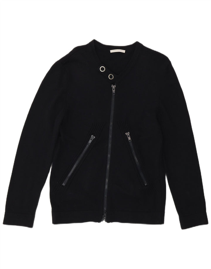 Daniele Alessandrini Damen-Pullover mit V-Ausschnitt, Gr. 14, mittleres Marineblau