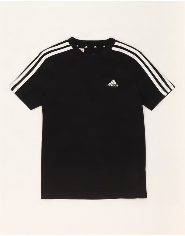 Adidas T-Shirt für Jungen, 9–10 Jahre, schwarze Baumwolle