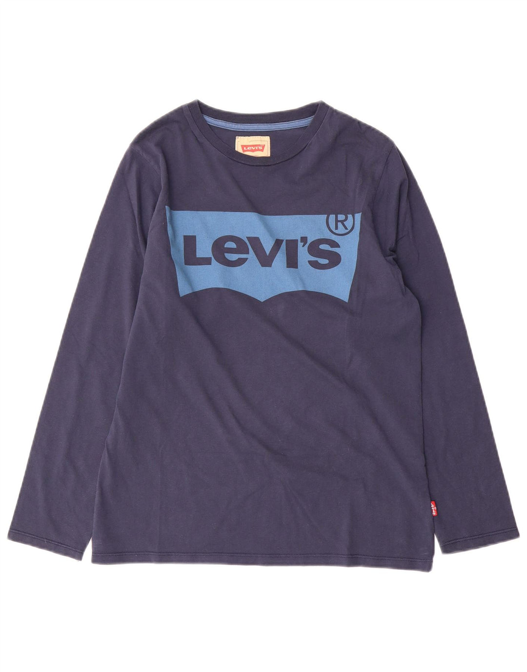 Levi's Jungen Graphic Top Langarm 13–14 Jahre Marineblaue Baumwolle