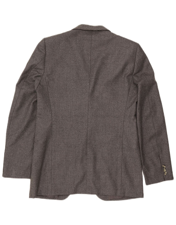 Cerruti 1881 Herren-Blazer mit 2 Knöpfen, UK 42, XL, graue Wolle