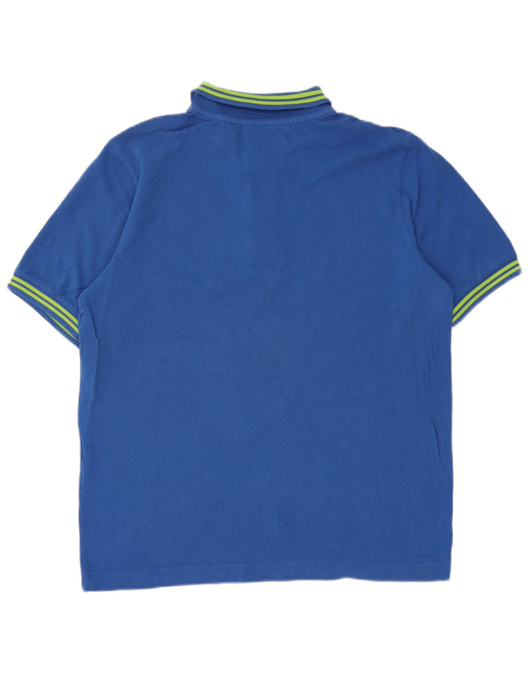 Kappa Herren-Poloshirt, klein, blau gestreift, Baumwolle