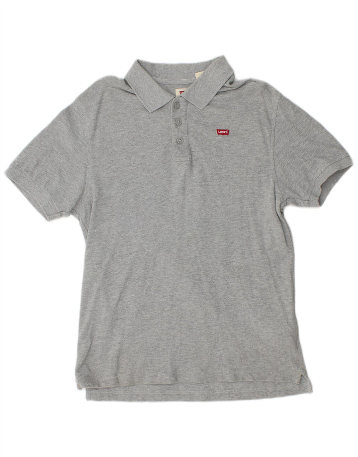 Levi's Herren-Poloshirt, kleine graue Baumwolle