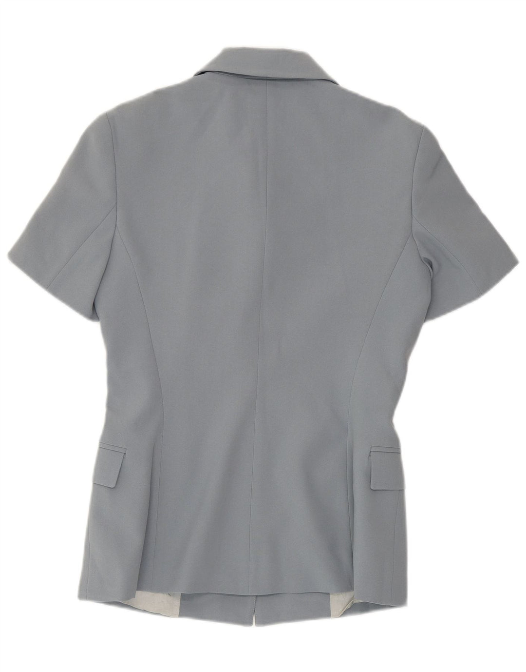 Zara Damen Kurzarm-Blazerjacke mit 3 Knöpfen, EU 36, XS, Grau