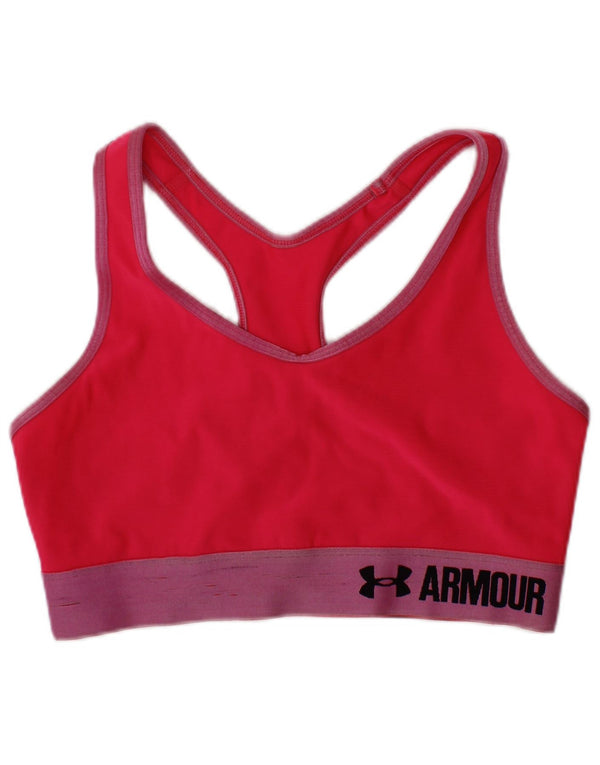 Under Armour Damen Grafik-Sport-BH-Oberteil, klein, rot, Sport