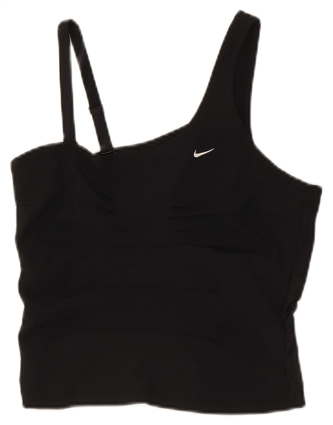 Nike Damen Crop Vest Top UK 8 Small Schwarz