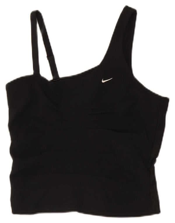 Nike Damen Crop Vest Top UK 8 Small Schwarz