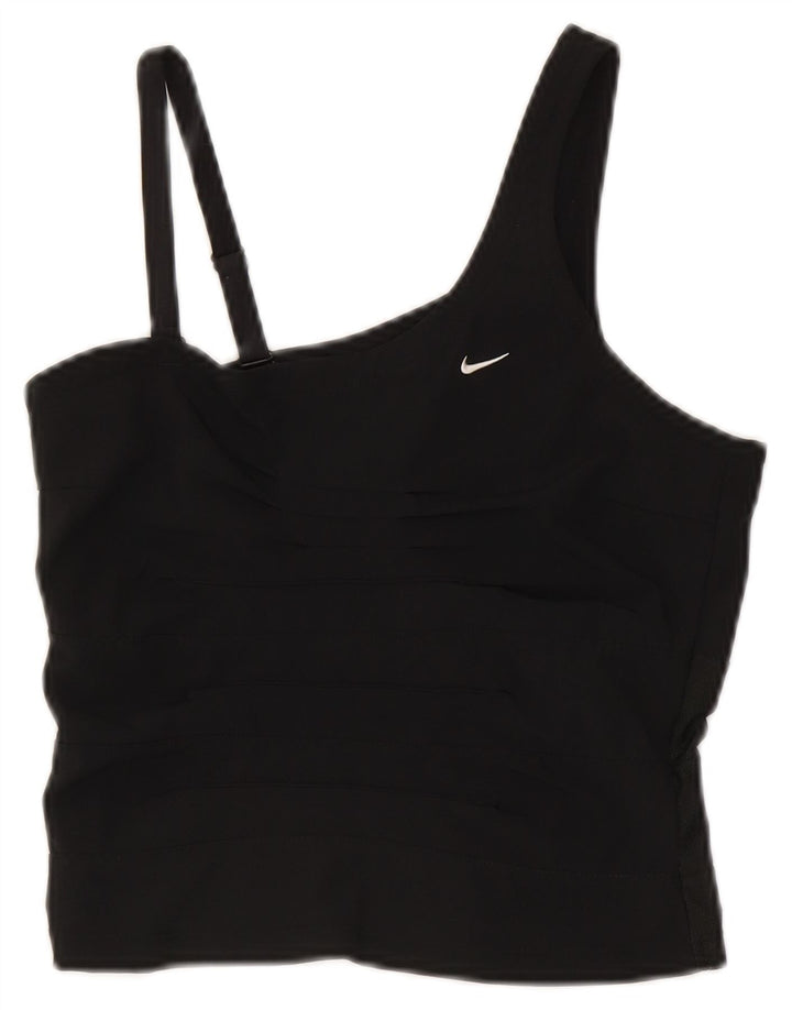 Nike Damen Crop Vest Top UK 8 Small Schwarz