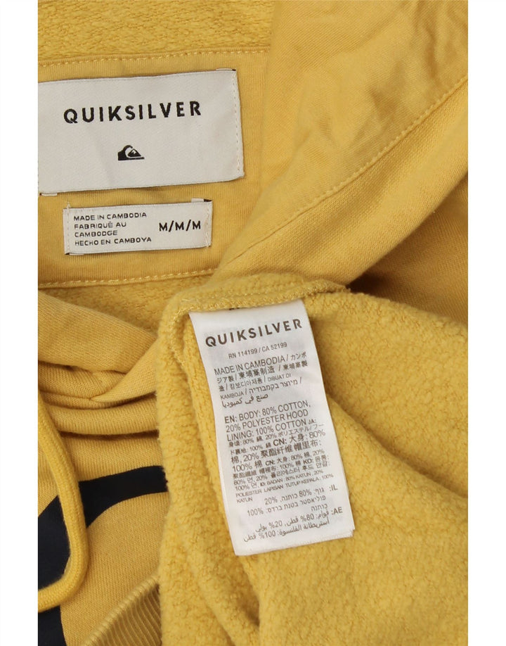 QUIKSILVER Herren-Kapuzenpullover mit Grafik, mittelgelbe Baumwolle