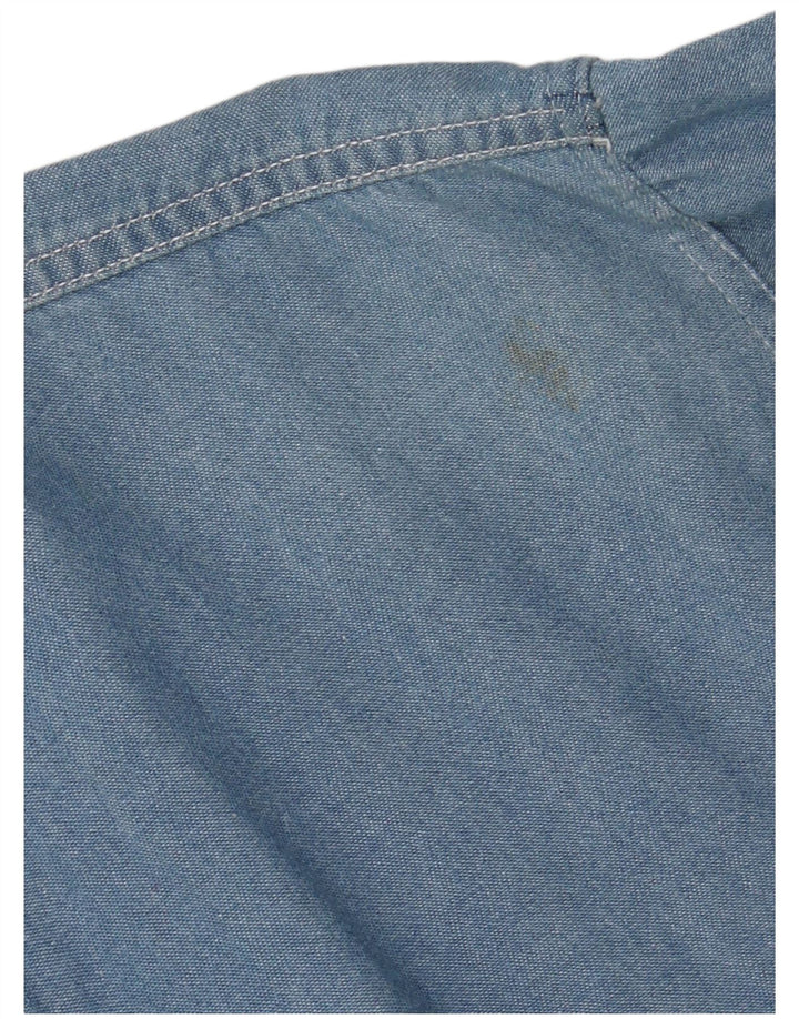 AMERICAN RAG Herren Jeanshemd 3XL Blaue Baumwolle
