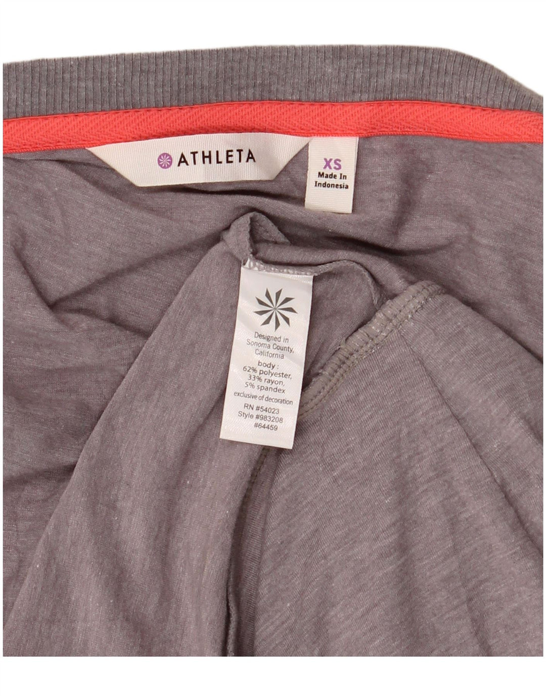 Athleta Damen-Kleid in Übergröße mit tiefer Taille, UK 6, XS, Grau, Polyester