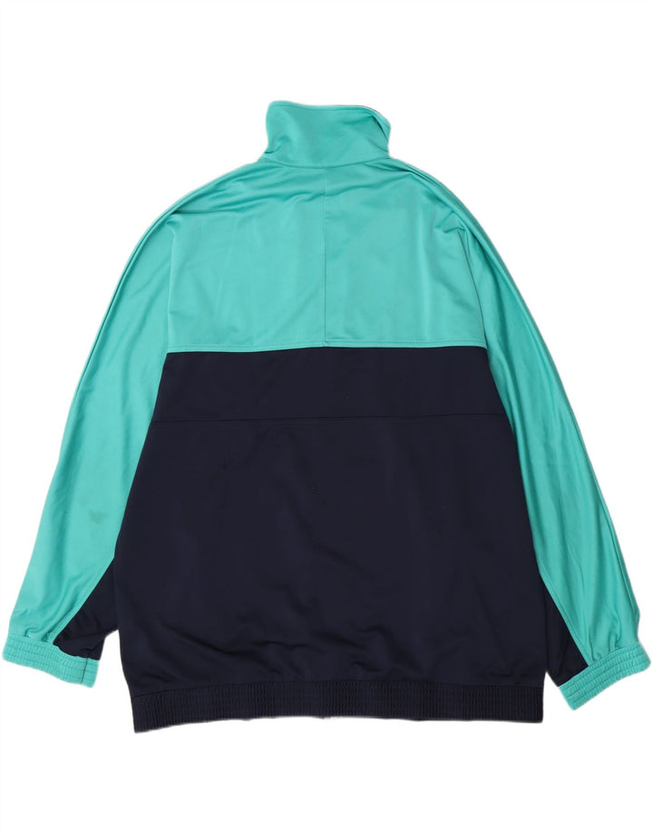BRUGI Mens Tracksuit Top Jacket XL Turquoise Colourblock Polyester
