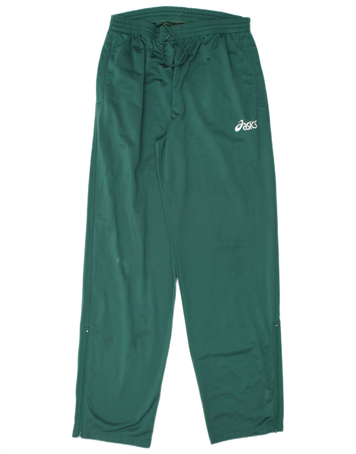ASICS Herren-Trainingshose, groß, grünes Polyester