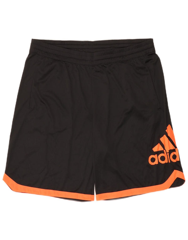 Adidas Mens Aeroready Graphic Sport Shorts XL Black Polyester