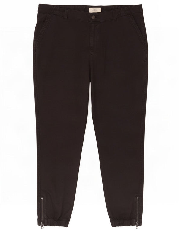 Fat Face Damen Jogger Chinohose UK 18 XL W36 L27 Schwarz