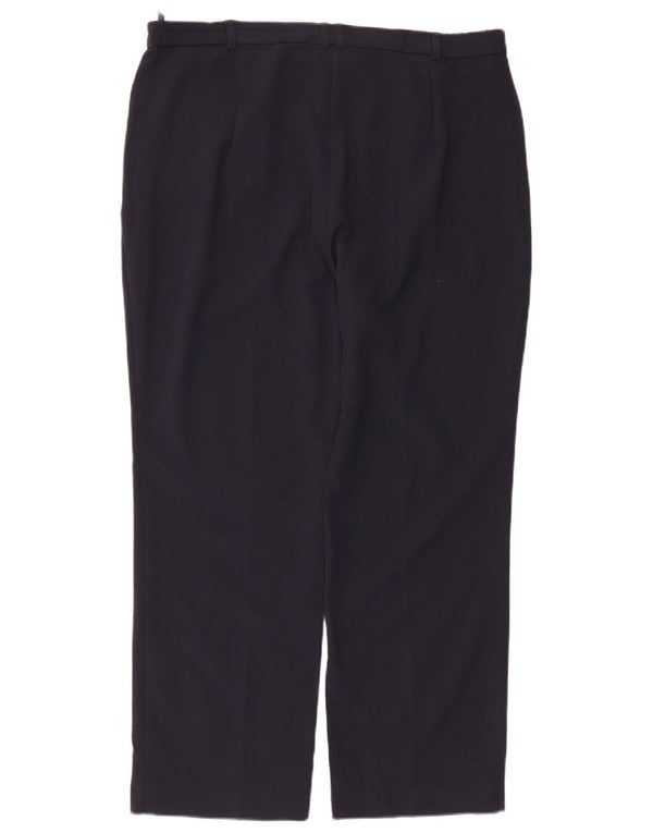Marks & Spencer Damen Freizeithose UK 16 Large W36 L27 Marineblau