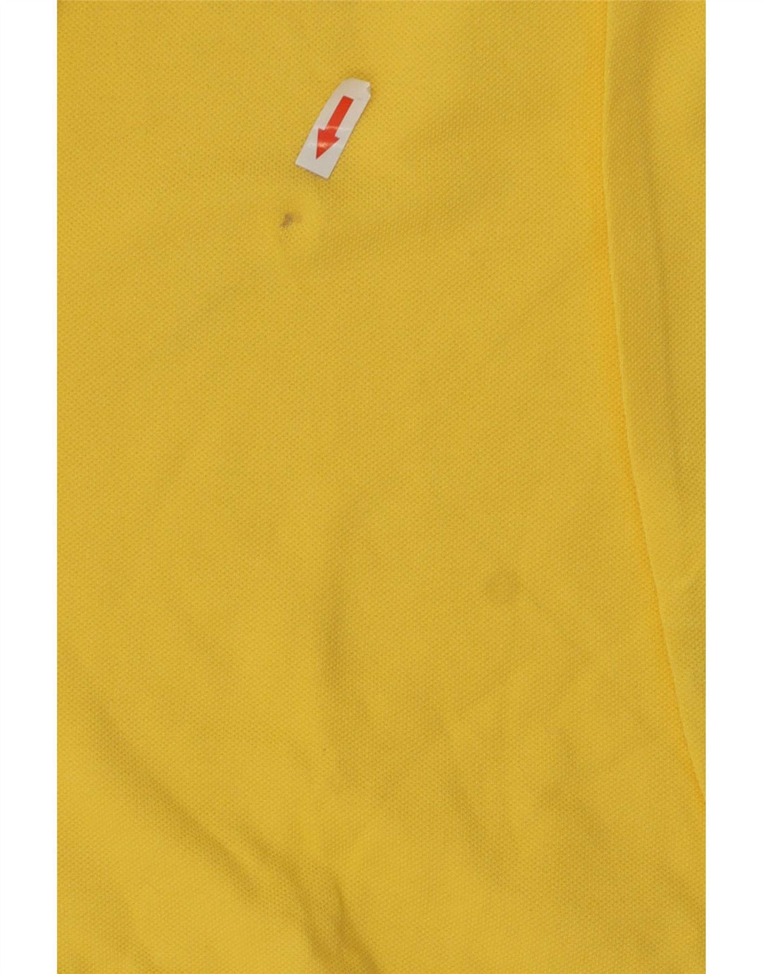 Lotto Herren-Poloshirt, groß, gelbe Baumwolle