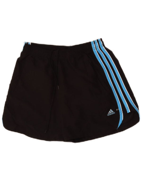 Adidas Damen Sportshorts UK 16 Large Schwarz Polyester