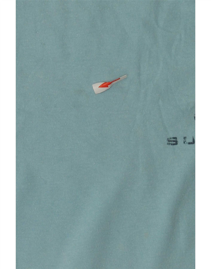 Murphy & Nye Herren-T-Shirt mit Grafik, Größe L, aus blauer Baumwolle