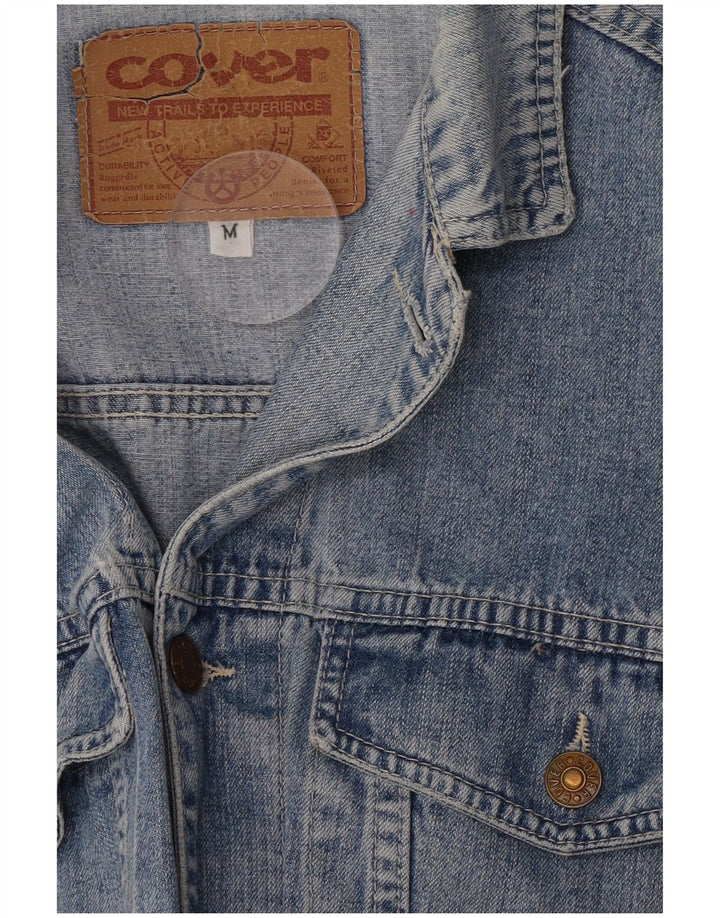 Cover Herren Jeansjacke UK 38 Mittelblau